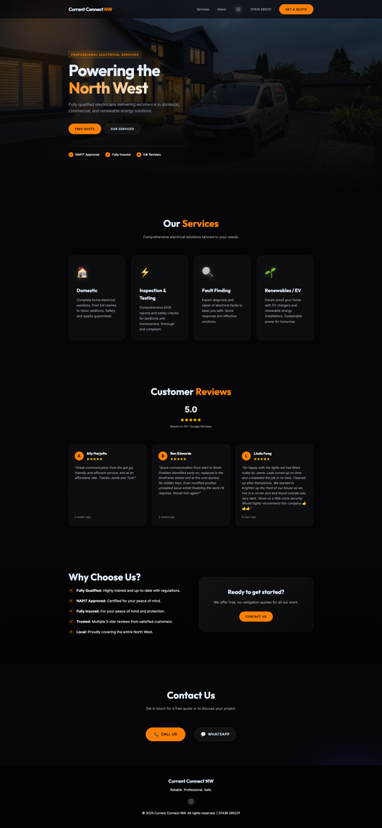 Current Connect NW - Electrician Services